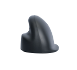 Vertical ergonomic wireless rechargeable mouse R-Go HE Basic right-handed grey - size M