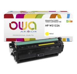 Cartouche toner OWA alternative pour HP W2122A jaune