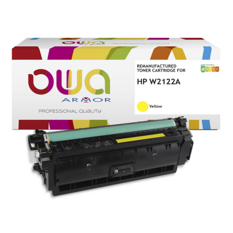 Tonercartridge OWA alternatief tbv HP W2122A geel