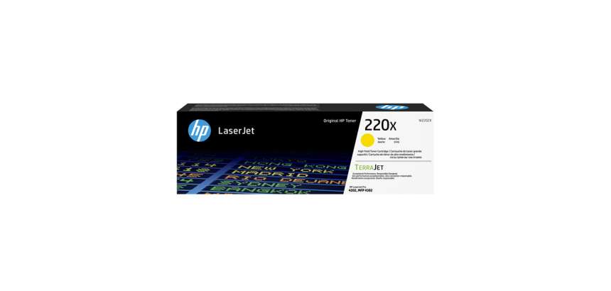 HP 220X genuine separate color cartridge for laser printer