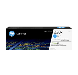 HP 220X authentieke cartridge met aparte kleuren voor een laserprinter