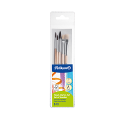 Pelikan Brushes assorted beginner set blister of 5pcs