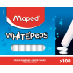 Schoolbordkrijt Maped White'Peps doos á 100 stuks wit