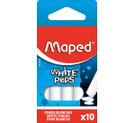Kreide Tafel schwarz Maped White'Peps Box 10 Stück weiß