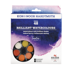 Waterverf Koh-i-Noor briljant ass blister à 48 kleuren