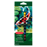 Acrylverf Derwent Academy blister à 12 tubes à 12ml assorti