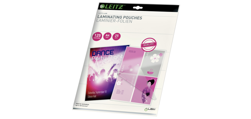 Laminierfolien Leitz iLAM A4 2x125 Mikron EVA 25 Stück