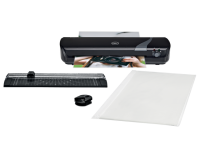 De_set plastificadora + cizalla rodillo + redondeador de esquinas gbc inspire+ din a4 craft negro