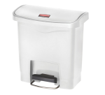Rubbermaid Slim Jim Step-On Pedal Bin 15L White