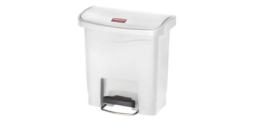 Pedaalemmer Rubbermaid Slim Jim Step-On 15liter wit