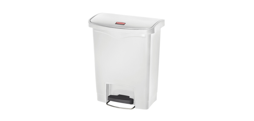 Pedaalemmer Rubbermaid Slim Jim Step-On 30liter wit