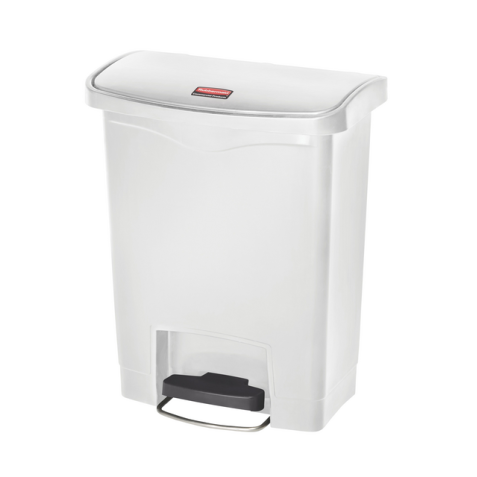 Pedaalemmer Rubbermaid Slim Jim Step-On 30liter wit