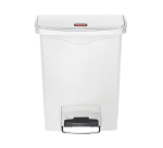 Pedaalemmer Rubbermaid Slim Jim Step-On 30liter wit