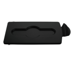 Couvercle Rubbermaid pour station de recyclage Slim Jim fermé noir