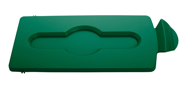 Rubbermaid Lid for Slim Jim Recycling Station Closed Green