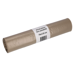 Afvalzak Cleaninq 70x110cm LDPE recycled T50 120L transparant