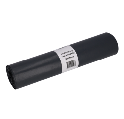 Sac poubelle Cleaninq 70x110cm LDPE Recycled T70 120L gris rouleau 20 pièces