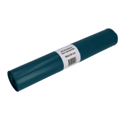 Sac poubelle Cleaninq 90x110cm LDPE Recycled T60 160L bleu rouleau 20 pièces