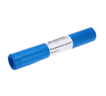 Sac poubelle Cleaninq 70x110cm HDPE T25 120L bleu rouleau 20 pièces