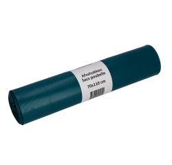 Sac poubelle Cleaninq 70x110cm LDPE Recycled T70 120L bleu rouleau 20 pièces