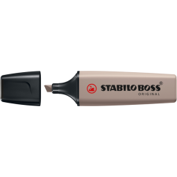 En_rotulador stabilo boss original fluorescente nature colors gris calido