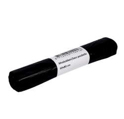 Sac poubelle Cleaninq 60x80cm HDPE T23 60L noir rouleau 20 pièces