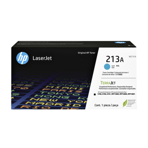 Cartouche toner HP W2131A 213A bleu