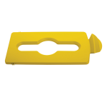 Insert Rubbermaid Lid for Slim Jim Recycling Station Mixed Waste Yellow