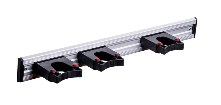 Toolflex wall rail 50cm with 3 clamps ø 20/30 mm