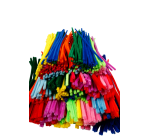 Fil chenille Creotime 30cm épaisseur 4, 6. 9mm 700 pièces assorti