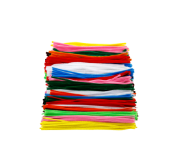 Fil chenille Creotime 30cm épaisseur 4, 6. 9mm 700 pièces assorti