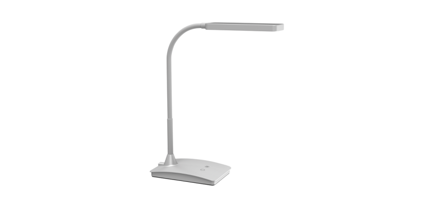 Schreibtischlampe MAULpearly LED Colour Vario verstellbar silber