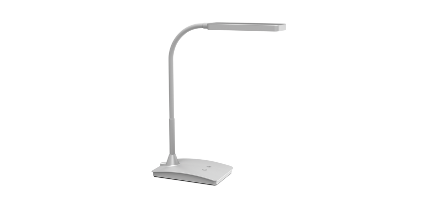 Lampe de bureau MAULpearly LED Colour Vario réglable argent