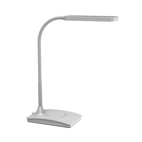 Bureaulamp MAUL Pearly LED colour vario dimbaar zilver