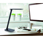 Bureaulamp MAUL Jazzy LED voet dimbaar + USB-poort zwart