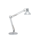 Bureaulamp MAUL Study voet excl.LED lamp E27 zilver