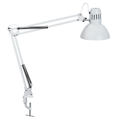 Bureaulamp MAUL Study tafelklem excl.LED lamp E27 wit