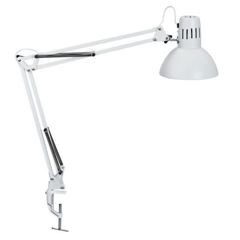 Bureaulamp MAUL Study tafelklem excl.LED lamp E27 wit