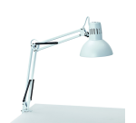 Lampe de bureau MAULstudy pince sans LED E27 blanc