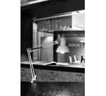 Lampe de bureau MAULstudy pince sans LED E27 blanc