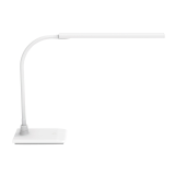 Lampe de bureau MAULpirro LED réglable socle blanc