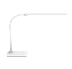 Lampe de bureau MAULpirro LED réglable socle blanc