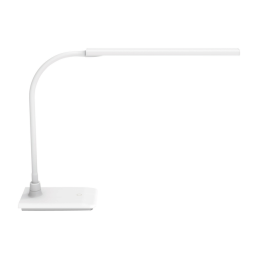 Lampe de bureau MAULpirro LED réglable socle blanc