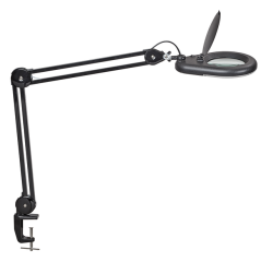 Loeplamp MAUL Viso LED tafelklem zwart
