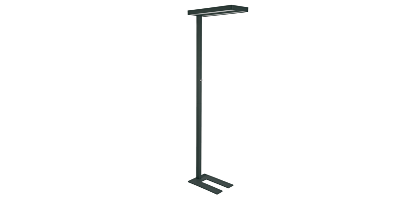 MAULjaval LED floor lamp, adjustable height 195cm, black