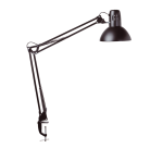 Lampe de bureau MAULstudy pince sans LED E27 noir
