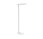 MAULjaval LED floor lamp, height adjustable to 195cm, white
