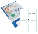 Rillprint Label 105x148mm Matte Transparent 100 Labels