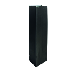 Sac cadeau bouteille (vin) IEZZY 10x8x41cm papier noir 50 pièces