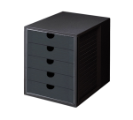 Ladenbox Han 1450 5 geschlossene Schubladen schwarz